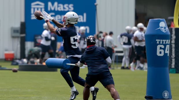 Patriots - Christian Gonzalez Training Camp